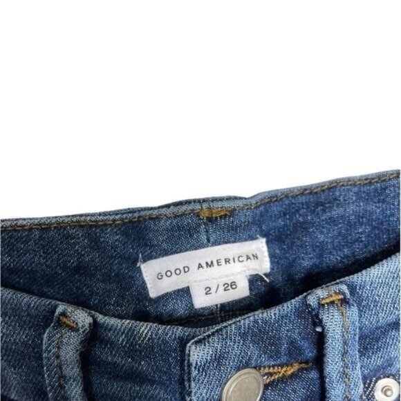 Good American GOOD WAIST PALAZZO Jeans Indigo Women’s Size 26 - Picture 8 of 11